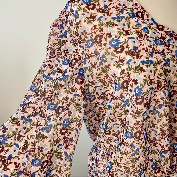 The East Order Floral Chiffon Blouse - Picture 6 of 8